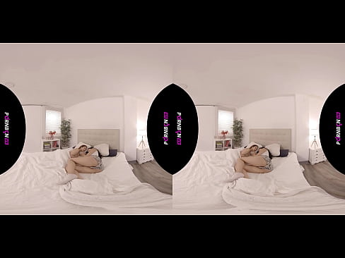 ❤️ PORNBCN VR اثنين من المثليات الشابات يستيقظون في حالة شبق في الواقع الافتراضي 4K 180 ثلاثي الأبعاد جنيف بيلوتشي كاترينا مورينو ❤❌
